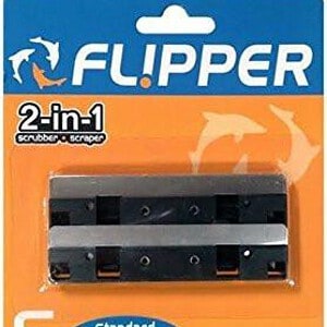 Flipper Cleaner Standard Replacement Blade Stainless Steel 2pk