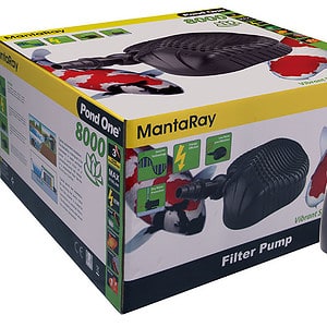 Pond One MantaRay 8000 Filter Pump 8700LH 4.5mh H 10m Cable
