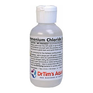 Dr Tims Aquatics 60ml Ammonia Chloride – Aquarium Fishless Cycle