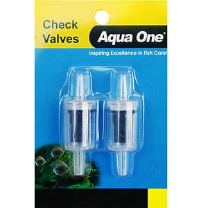 Aqua One Air Line Check Valve Carded 2pk