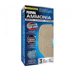 Fluval 106/107  206/207 Ammonia Remover Pads 3 Pack