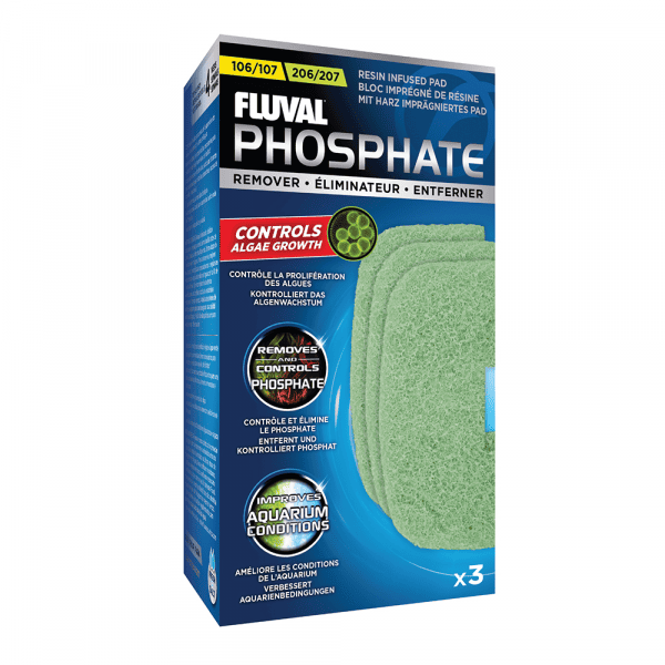 Fluval 106/107  206/207 Phosphate Remover Pads 3 Pack