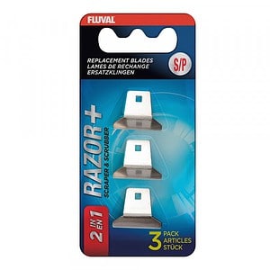 Fluval Razor 2 in 1 Algae Magnet Replacement Blades Small