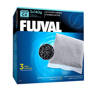 Fluval C4 Filter Carbon 3 x 140g