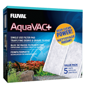 Fluval AquaVACFine Filter Pad 5 Pack