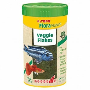 SERA FLORA NATURE VEGGIE FLAKES 22G / 100ML – NATURAL VEGETABLE FISH FOOD