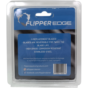 Flipper Edge Standard Stainless Steel Blades – 4pk