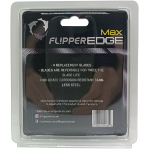 Flipper Edge MAX Stainless Steel Blades – 4pk