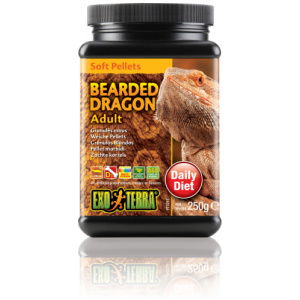Exo Terra Bearded Dragon Food Adult Soft Pellets 250g