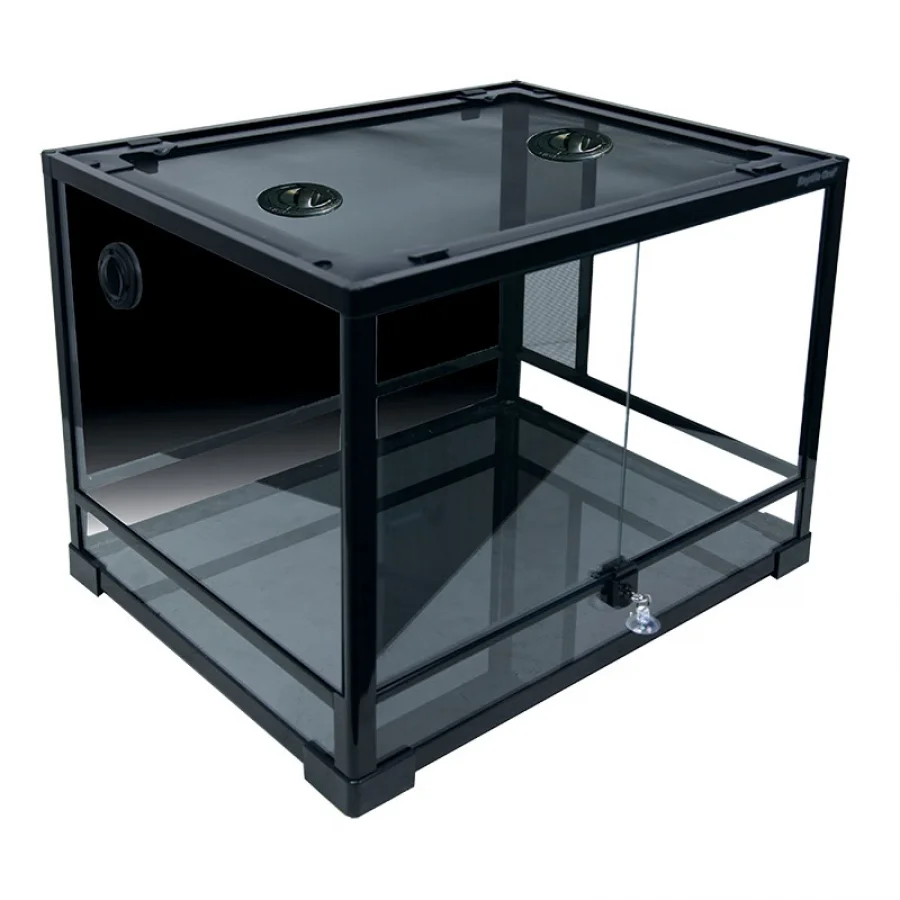 Reptile One RTF 600H Glass Hinged Door Terrarium 60x45x45cm - Bespoke ...