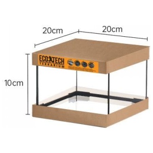 Eco Tech Terrarium 20 X 20 X 10Cm