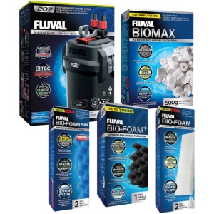 Fluval 207 Ultimate Canister Filter Package 5pk