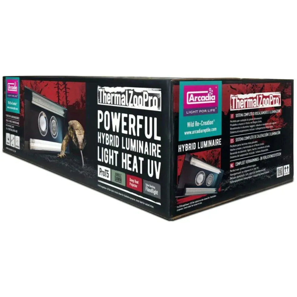 Arcadia Thermal Zoo Pro - 1 x 24w Pro-T5 6% + 1 x 34w JD + 100w SBFL + 50w DHP - Image 2