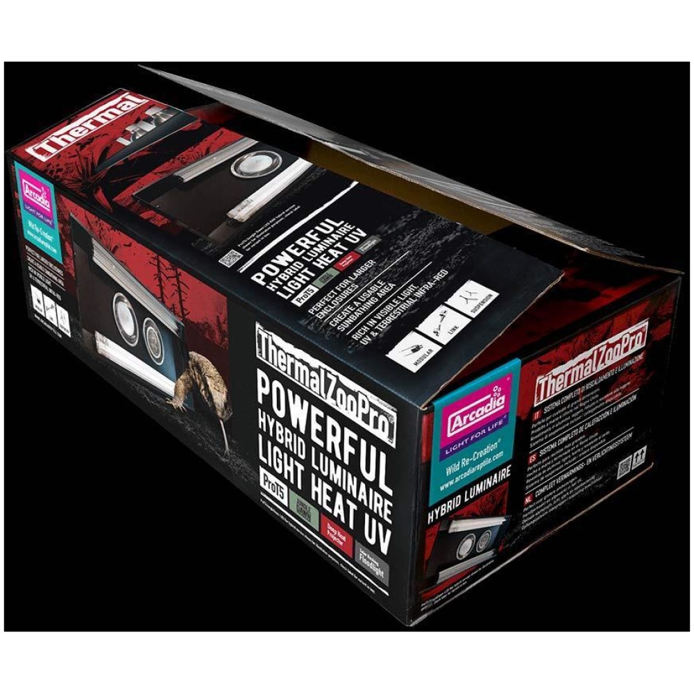 Arcadia Thermal Zoo Pro - 1 x 24w Pro-T5 6% + 1 x 34w JD + 100w SBFL + 50w DHP
