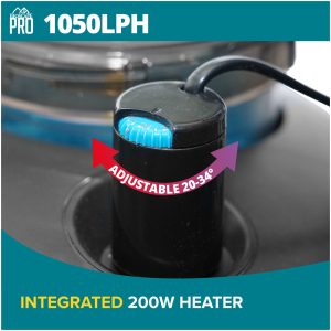 Bioscape Easy Clean Canister Filter with Inbuilt Heater 1050 L/PH