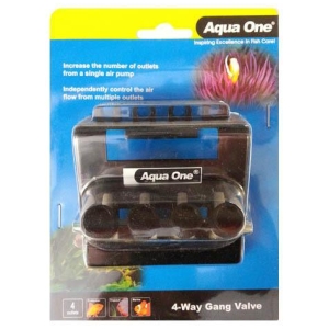 Aqua One Gang Valve 4 Way Outlet