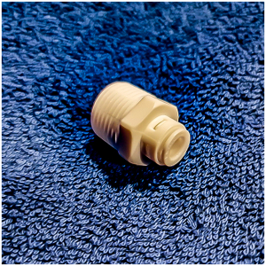 1/4″ to 1/2″ Male Thread Coupling